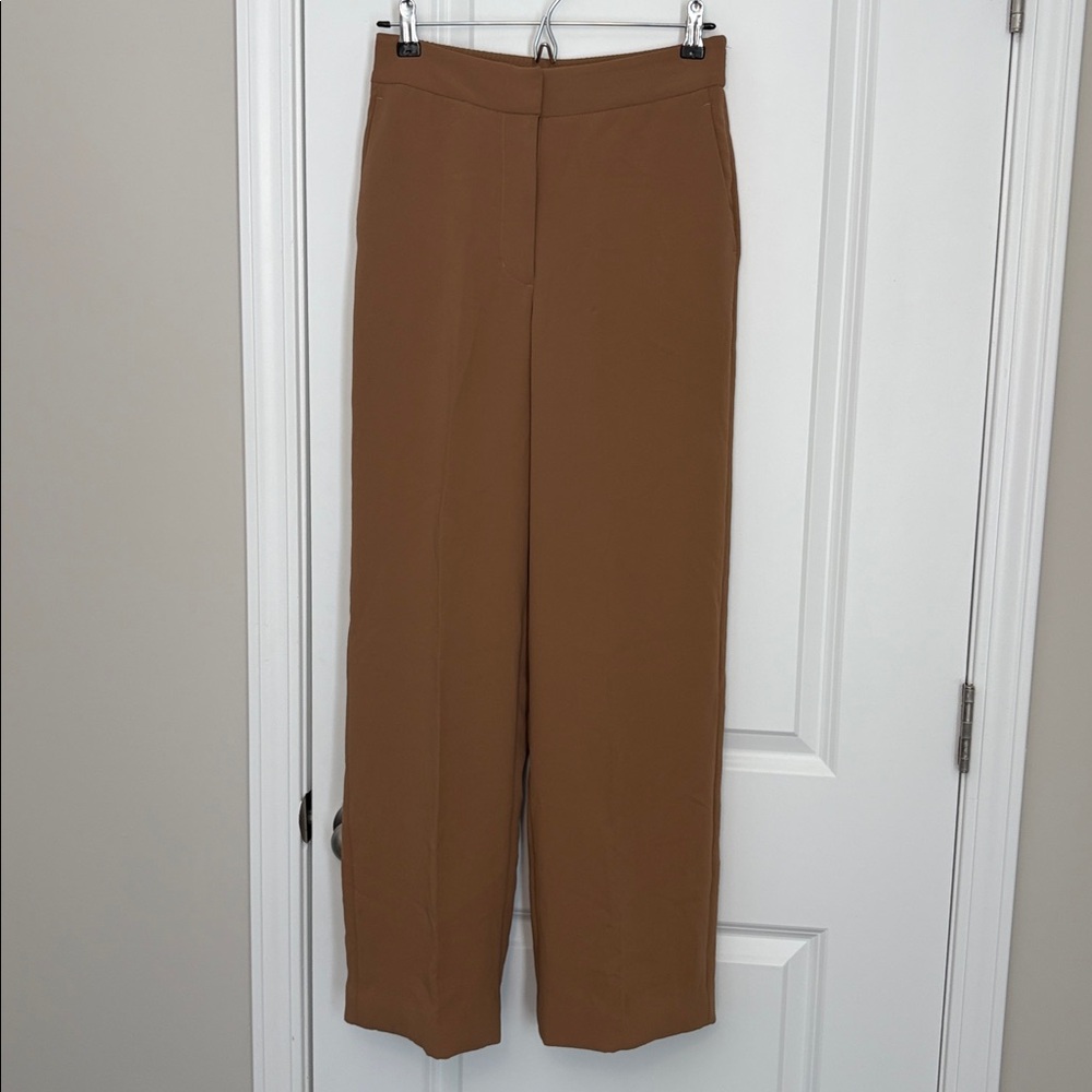 Aritzia Wilfred Alayna Pant Saville Gold Tan - Picture 3 of 8